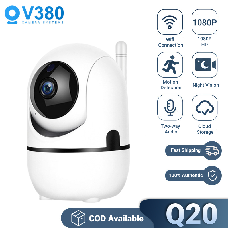 V Pro Q P Ptz Control D Panoramic Hd Wifi Night Vision