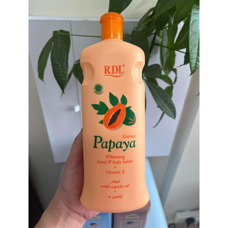 Rdl Papaya Whitening Lotion Ml Shopee Philippines