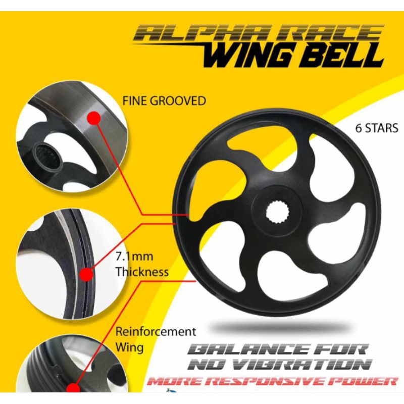 Speedtuner Alpha Race Wingbell Shopee Philippines