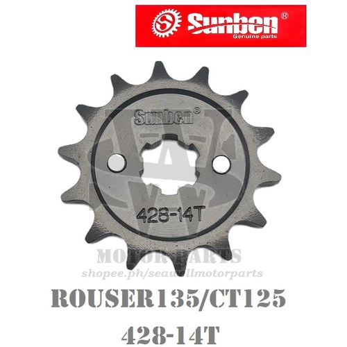 Engine Sprocket Sunben For Rouser Ct T T Shopee