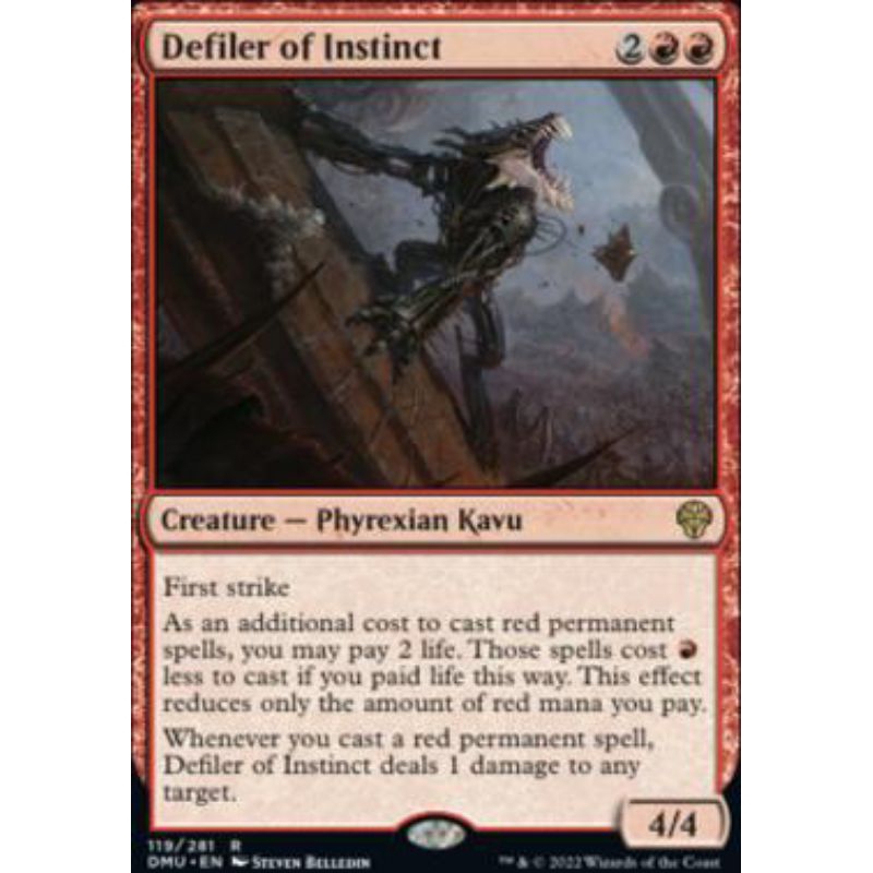 Defiler Of Instinct DMU Rare MTG Cards WotC Shopee Philippines