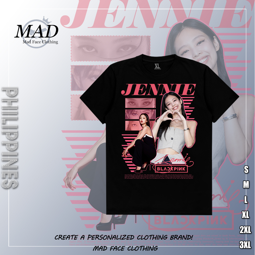 MAD FACE BLACKPINK 8 LISA JENNIE JISOO ROSE HIGH QUALITY Cotton