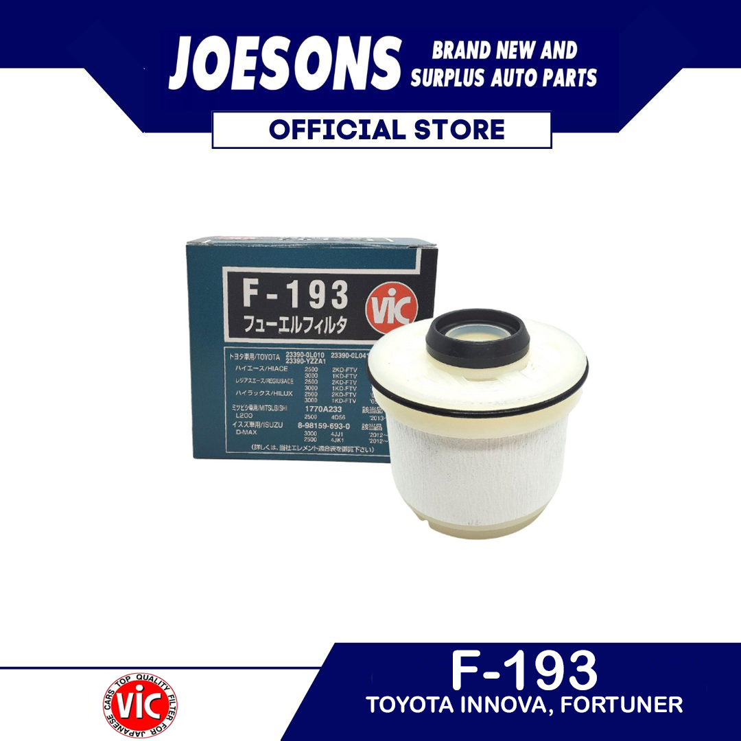 F Vic Fuel Filter For Toyota Fortuner Innova Hilux Mitsu Montero