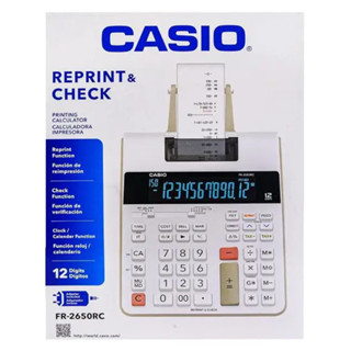 Casio Fr Rc Fr Rc Fr Rc Calculator Reprint Check