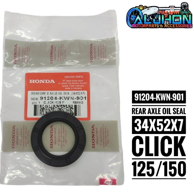 HONDA CLICK REAR AXLE OIL SEAL 34X52X7 Motorcycle Shopee Philippines