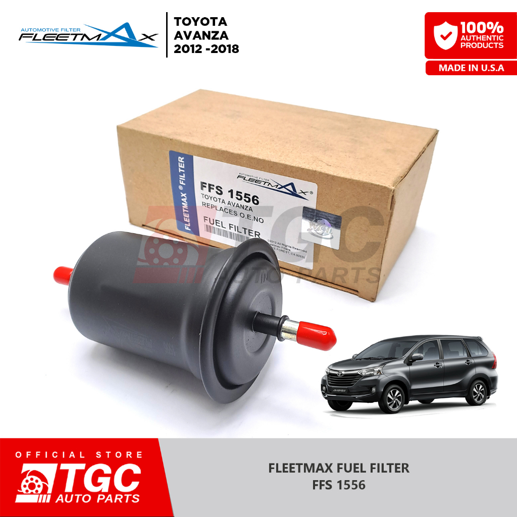 Fleetmax Fuel Filter Fuel Cleaner TOYOTA AVANZA 2012 2018 FFS 1556