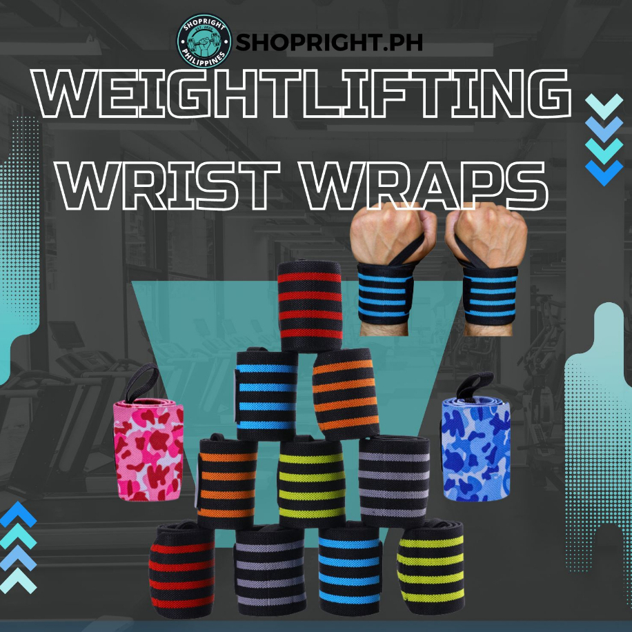 1Pair Weight Lifting Wrist Wraps Wrist Support Braces For Gym Wrist