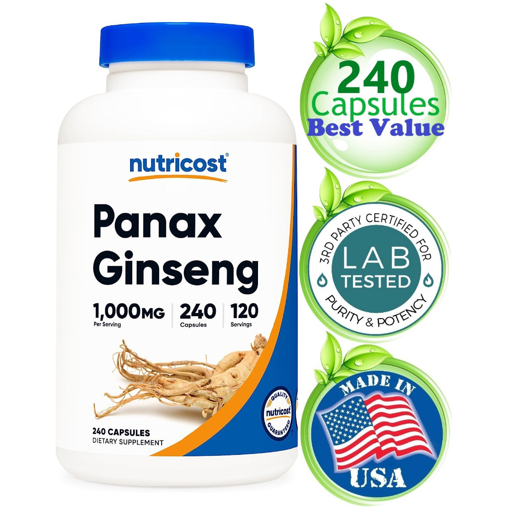 Caps Real Korean Panax Ginseng Mg Super Extract For Mood