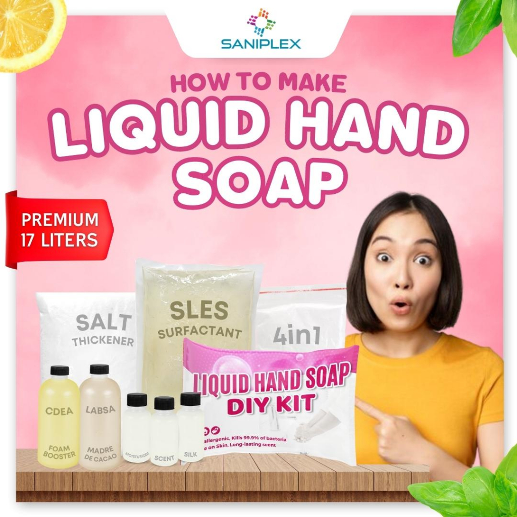 Saniplex Diy Liquid Hand Soap Kit L Yield Hand Wash Soap With