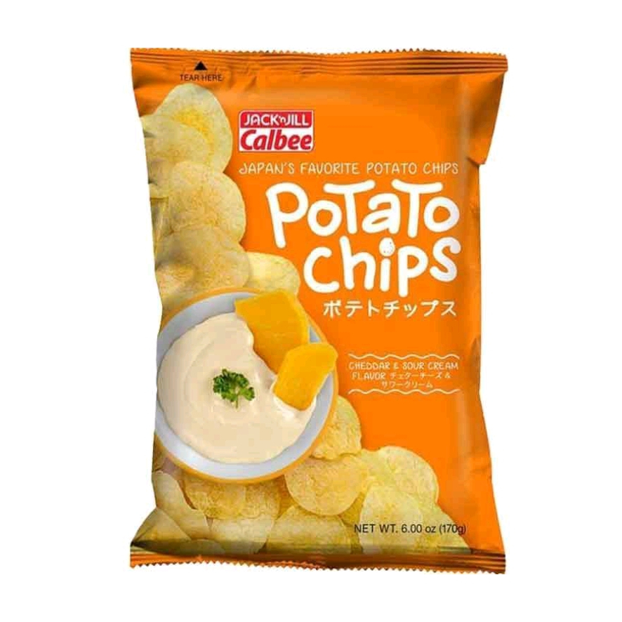 Jack N Jill Calbee Potato Chips Cheddar Sour Cream 170g Shopee