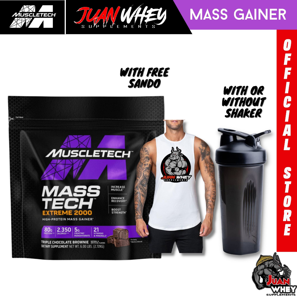 Muscletech Mass Tech Masstech Extreme 2000 6lbs Ultimate 100 Whey