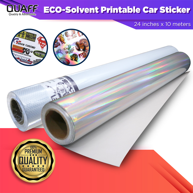 1 Roll QUAFF Eco Solvent Printable Car Sticker Spectrum Honeycomb