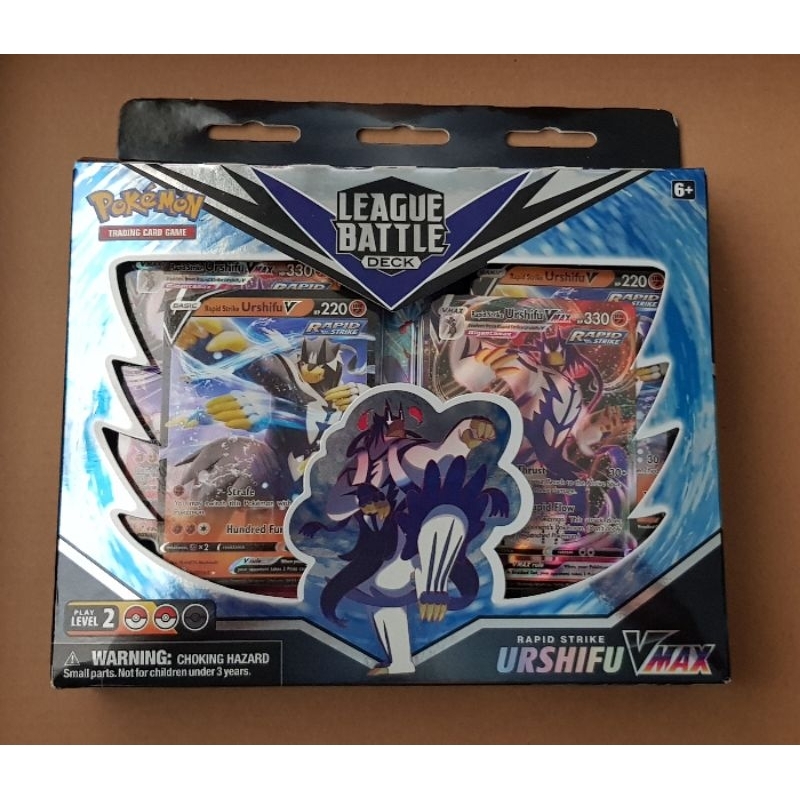 Pokemon Tcg Rapid Strike Urshifu Vmax League Battle Deck Shopee