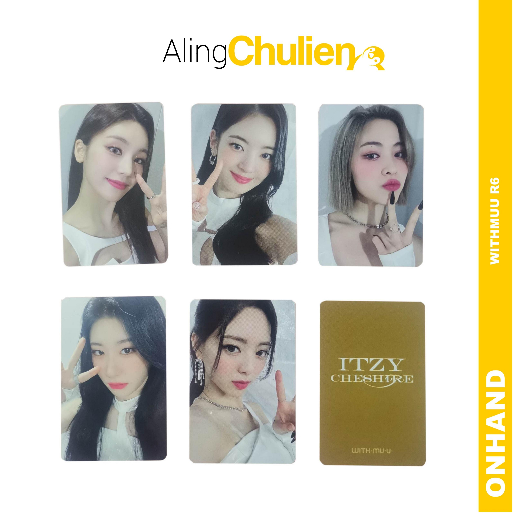 Itzy Cheshire Withmuu Pob Photocard Official Shopee Philippines