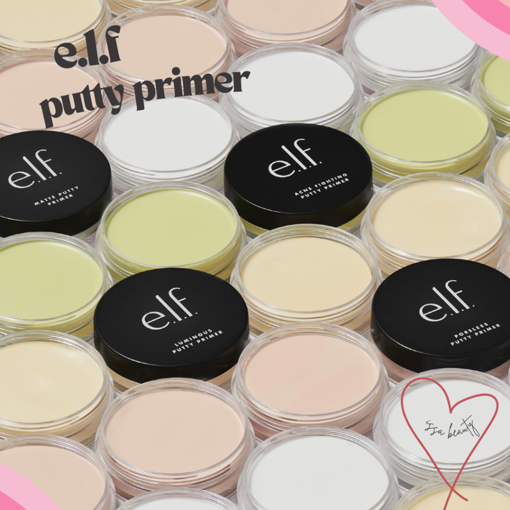 ELF Putty Primer Poreless Matte Luminous Acne Fighting C Bright