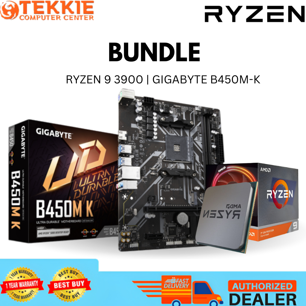 Bundle Ryzen Gigabyte B M K Brand New Tray Type Shopee