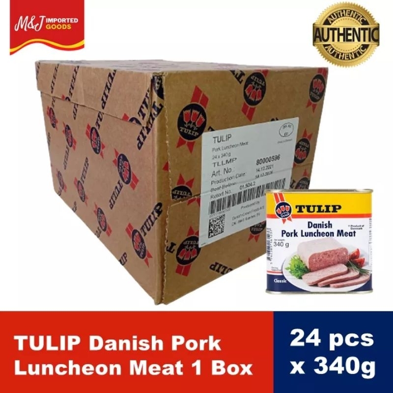 Tulip Classic Danish Pork Luncheon Meat Box Pcs X G Shopee