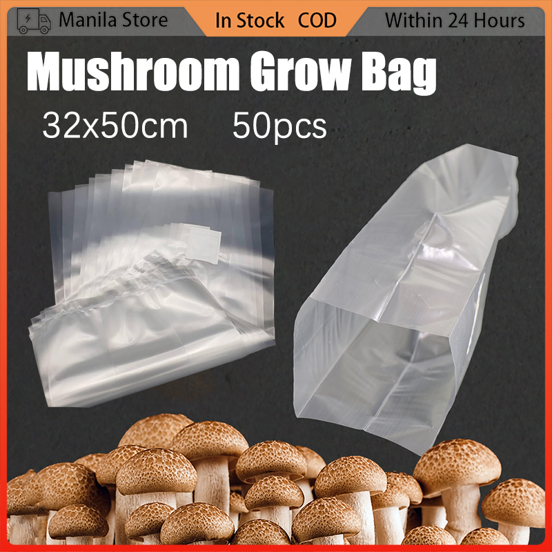 Mushroom Spawn Grow Bag Growing Planter Plastic High Nursery Bag