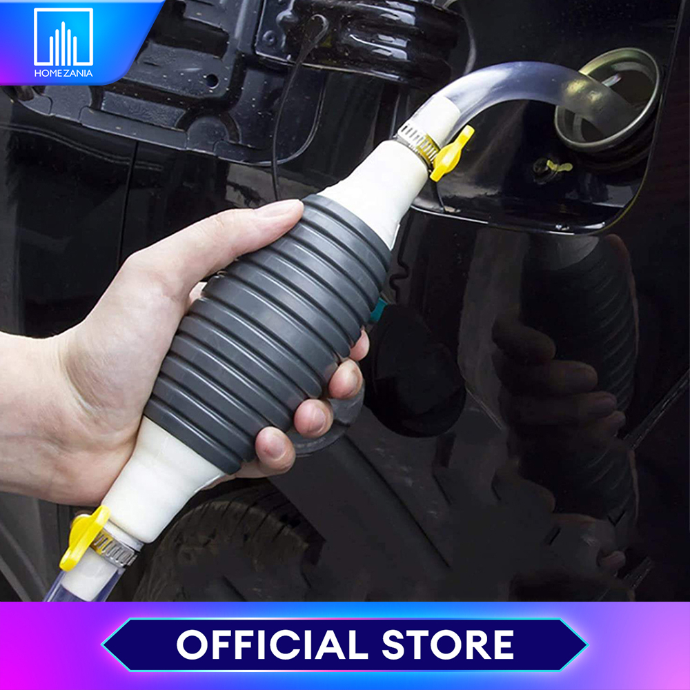 High Flow Siphon Oil Sucker Hand Pump Portable Manual Car Fuel Transfer