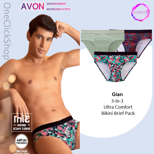 AVON Gian 3 In 1 Ultra Comfort Bikini Brief Pack Shopee Philippines