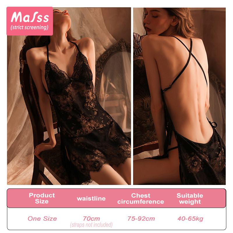 Mafss Backless Sexy Lingerie Women S Sexy Pajamas Temptation