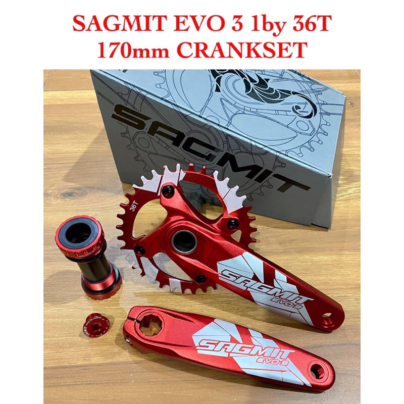 Sagmit Evo Crankset With Bb By T Mm Shopee Philippines