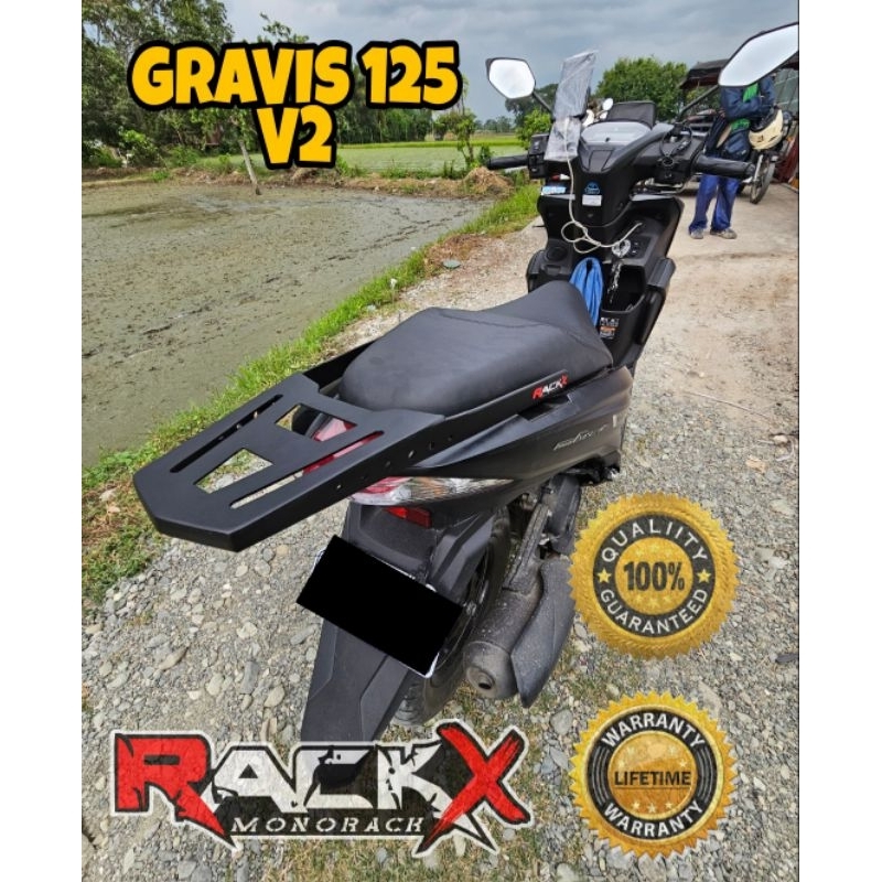 RACK X MONORACK FOR GRAVIS 125 V2 Shopee Philippines