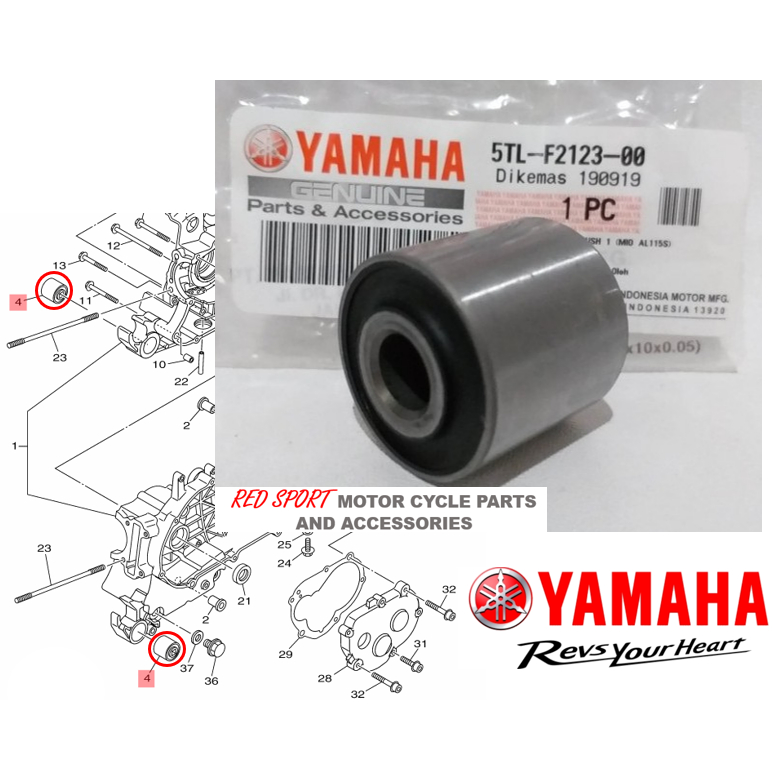 Swing Arm Bushing Bush For Mio Sporty Tl F Yamaha Genuine