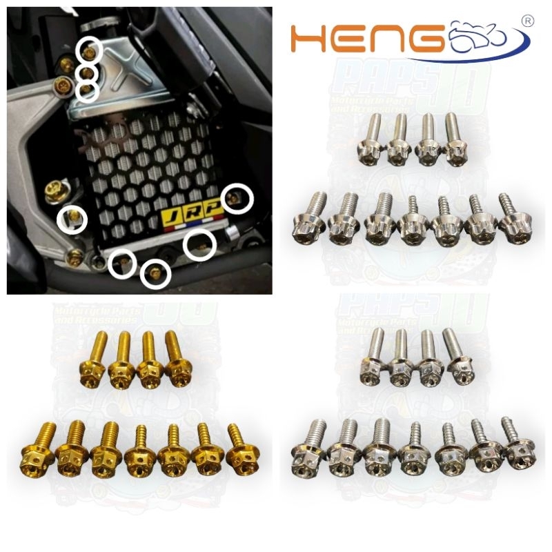 Heng Radiator Bolt Set Honda Click V V Shopee Philippines