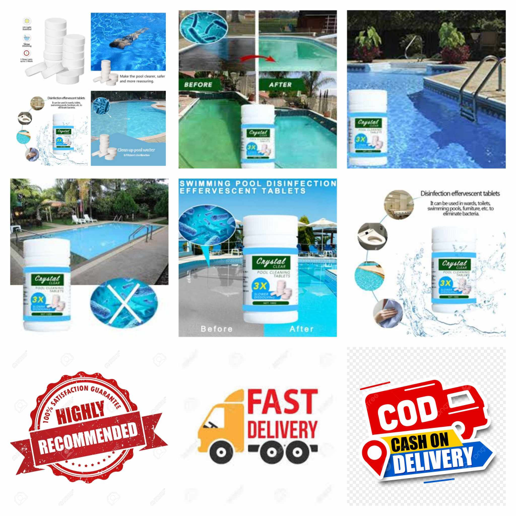 Rrrir Magic Pool Cleaning Tablet Effectively Swimming Pool Clarifier