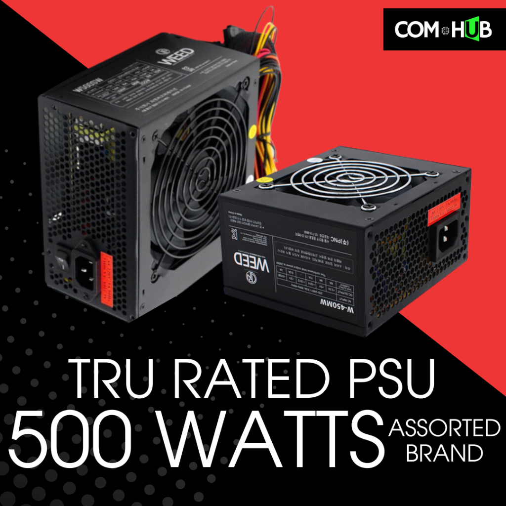 Hub Pc True Rated Psu Watts Assorted Brand Power Supply