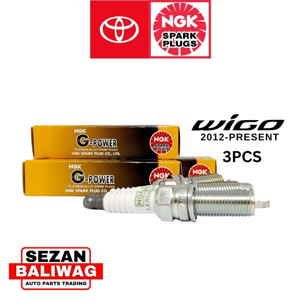 Original Ngk G Power Toyota Wigo Spark Plug Set Of Lkr Agp