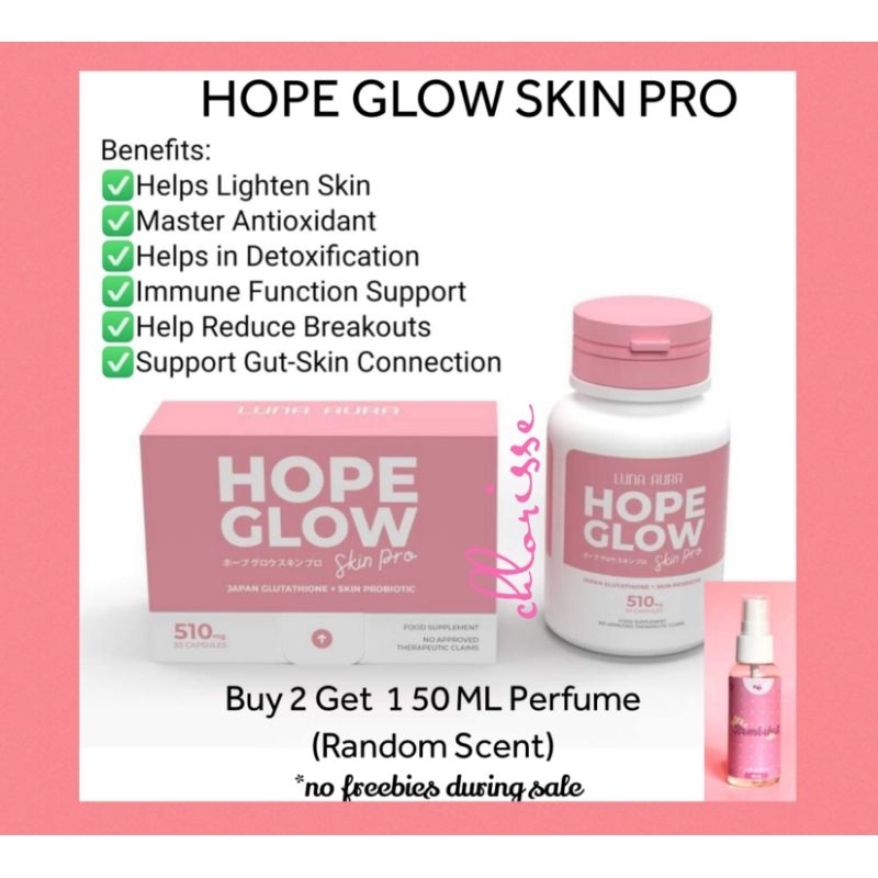 LUNA AURA Hope Glow Skin Pro Japanese Glutathione Skin Probiotics