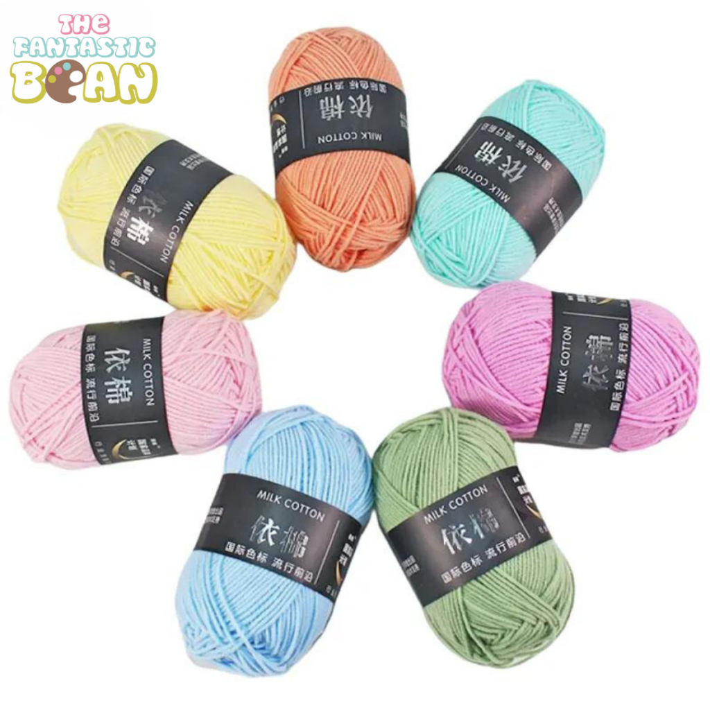 Cotton Knitting Milk Yarn Hand Knitting Acrylic Material Milk Ply G