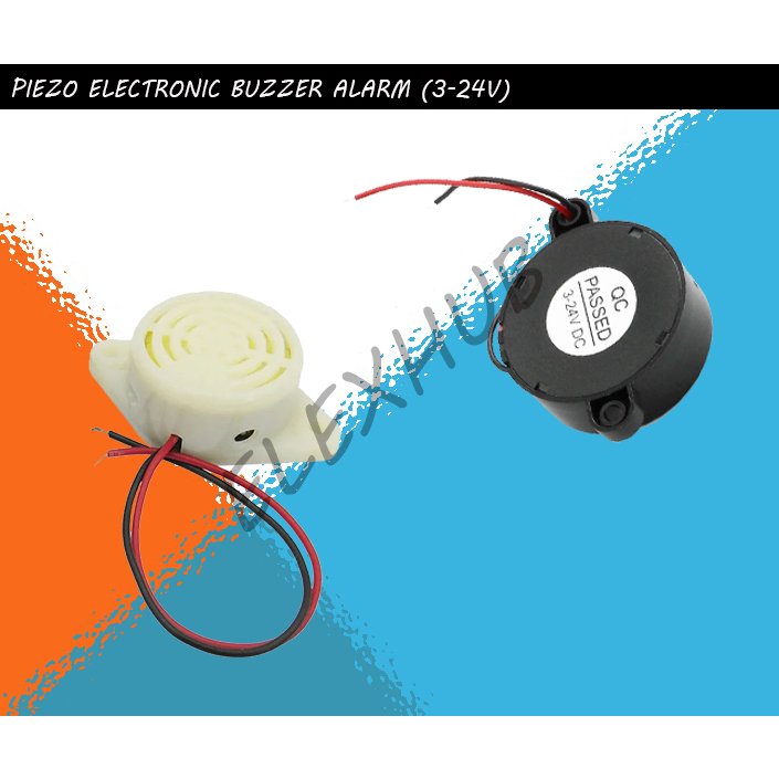 PIEZO ELECTRONIC BUZZER ALARM 3 24V Shopee Philippines