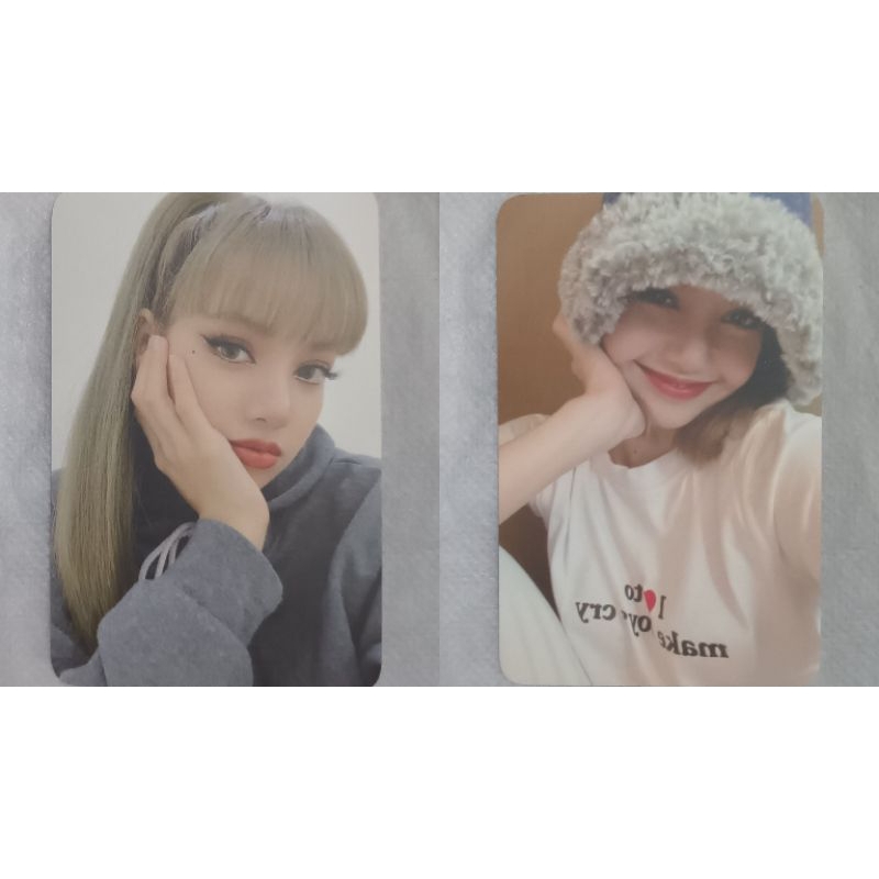 OFFICIAL BLACKPINK LISA Lalisa Photocard KTOWN4U POB Onhand Shopee