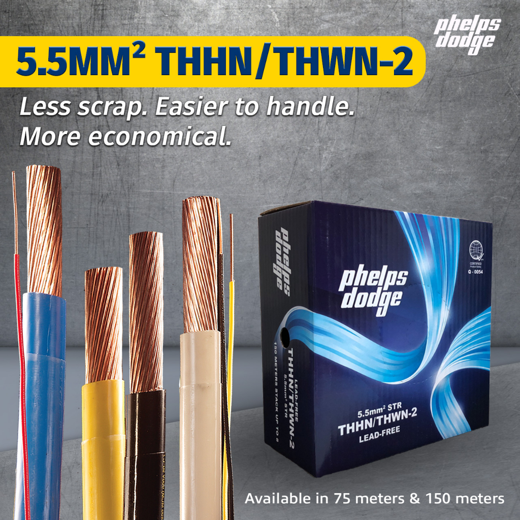 Phelps Dodge Thhn Thwn Mm Awg Meters Building Wire Copper