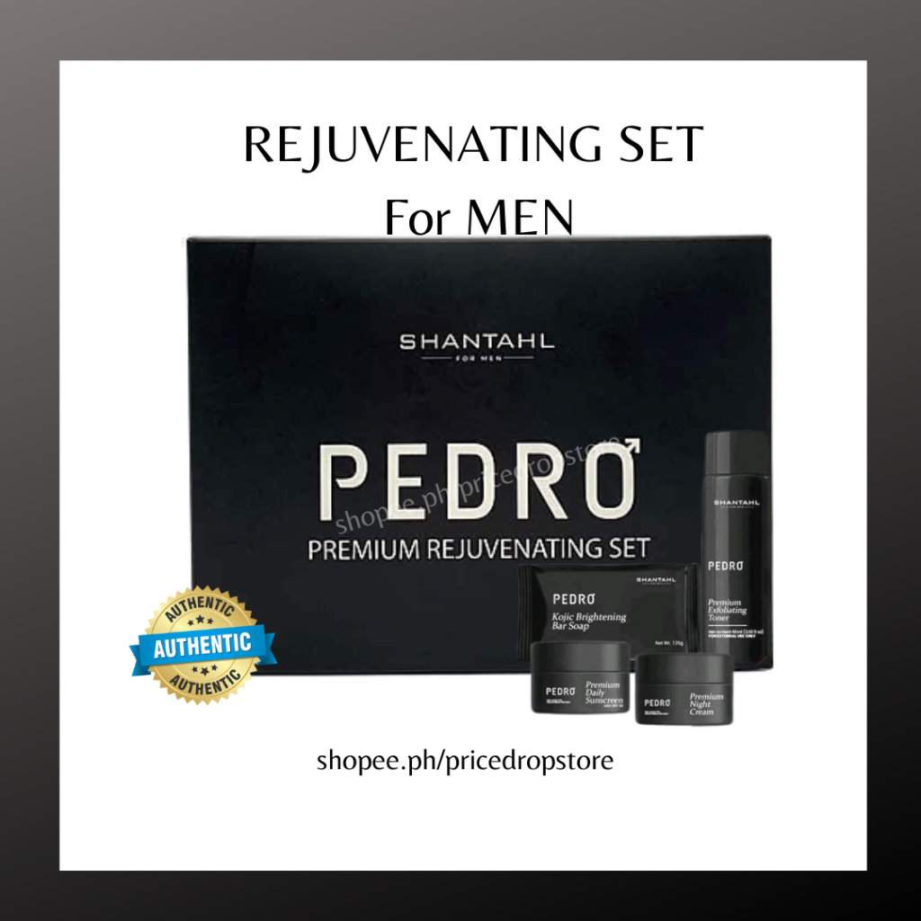 New Shantal PEDRO Premium Rejuvenating Set For Men Shopee Philippines