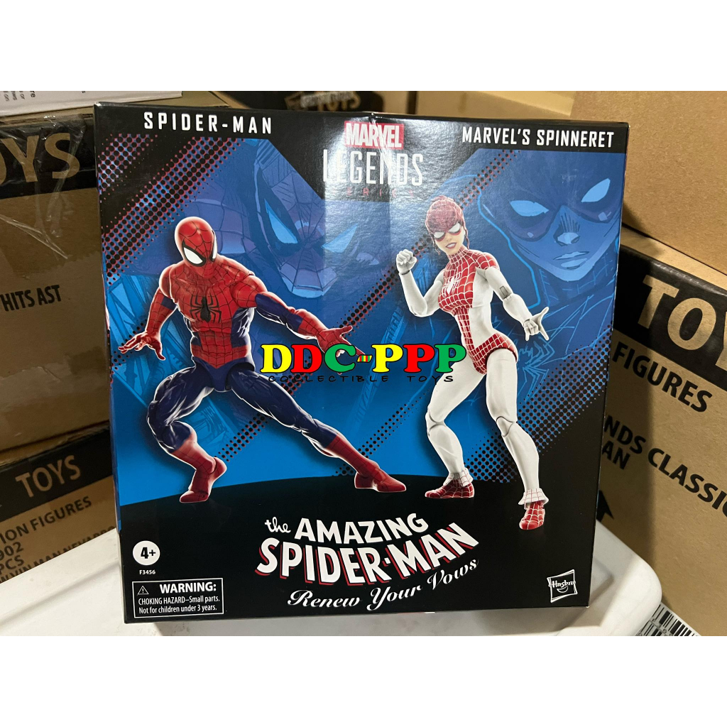 Marvel Legends Spider Man And Spinneret Pack Renew Your Vows Inch