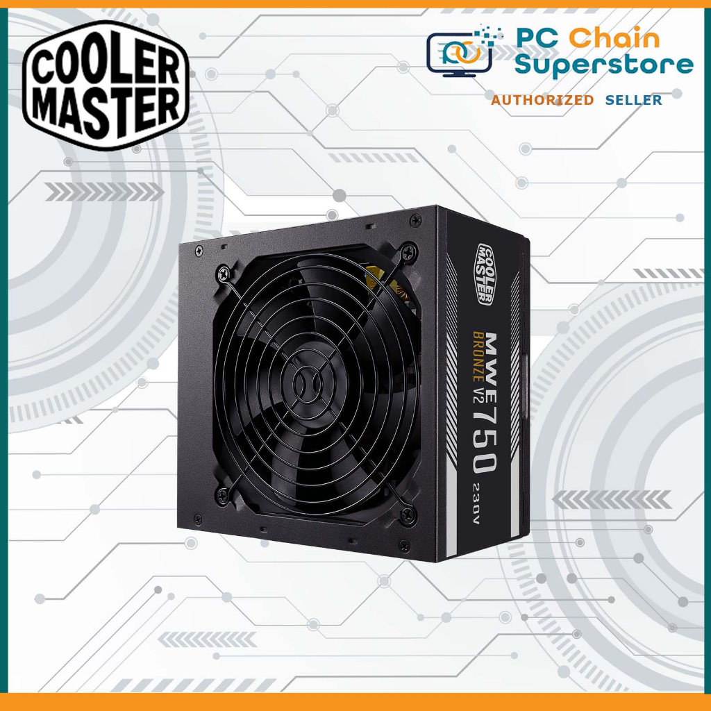 Cooler Master Mwe Bronze V W V Power Supply Psu Shopee