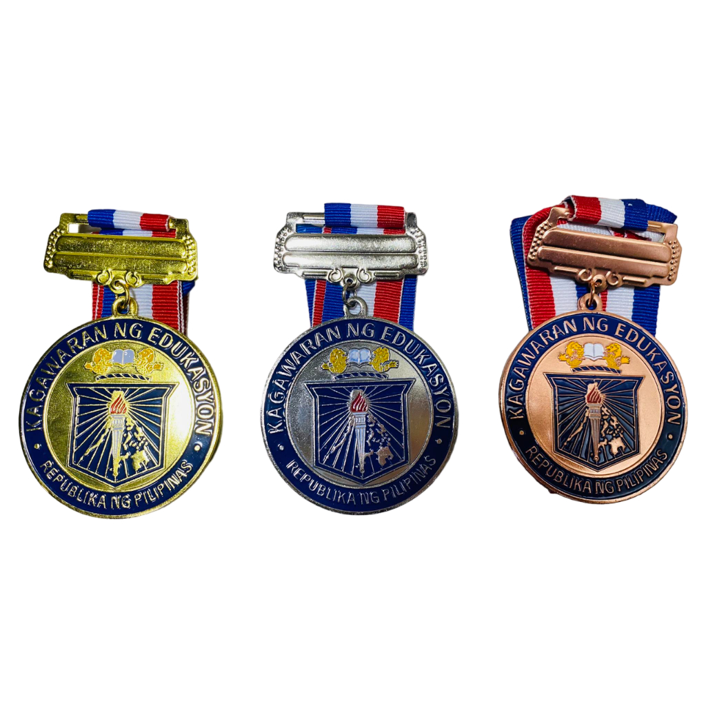 Pcs Kagawaran Cm Medals Gold Silver Bronze Available Shopee