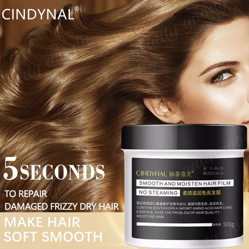 Authentic Cindynal Smooth And Moisten Hair Film No Steaming Cindynal