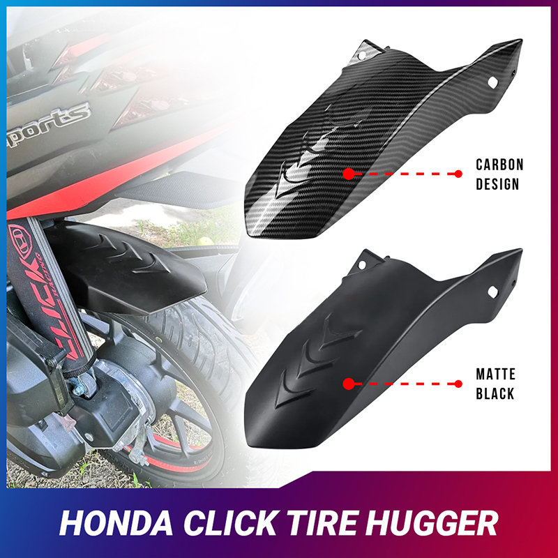 Rear Tire Hugger Honda Click I V Carbon White For Motorcycle