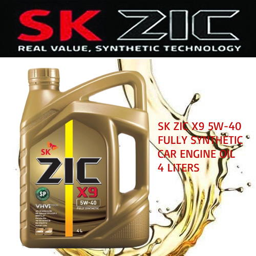 Sk Zic X W Fully Synthetic Car Engine Oil Liters Shopee