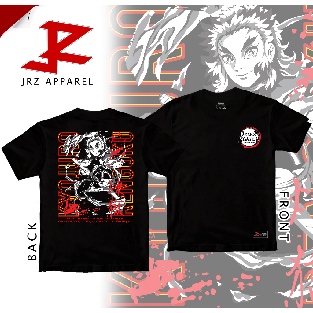 JRZ Apparel Kyojuro Rengoku Flame Hashira Demon Slayer Kimetsu No