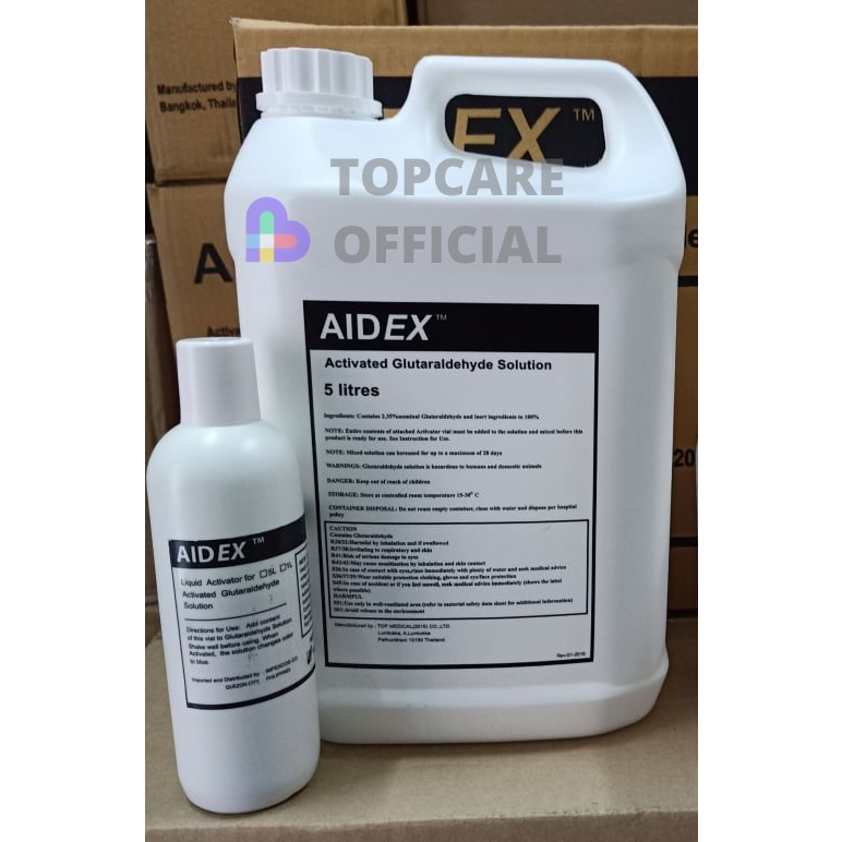 Activated Glutaraldehyde Solution AIDEX Gallon Sterilizing