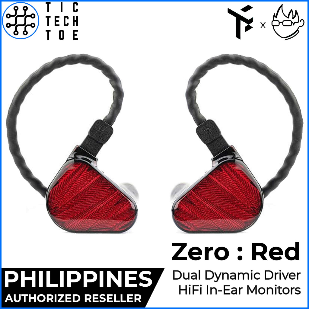 Truthear X Crinacle Zero RED Dual Dynamic Driver IEM Detachable Cable