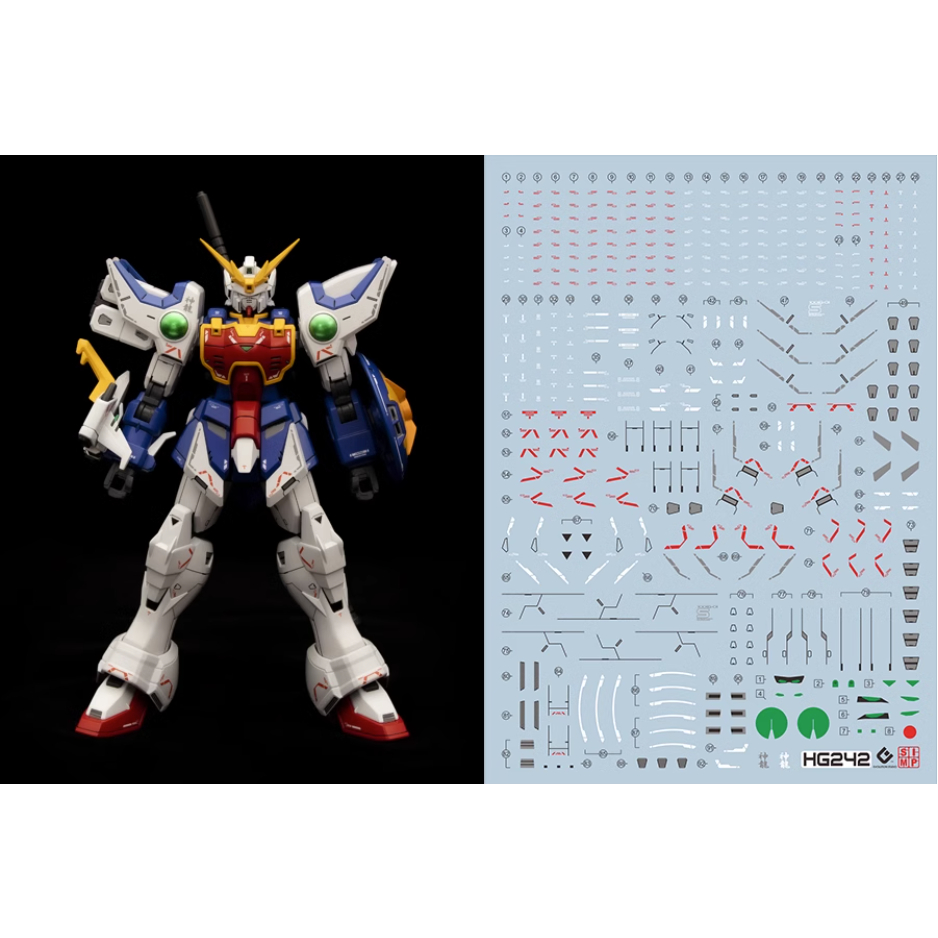 Evo Fluorescence Hg Gundam Decal Gundam Hg Shenlong Gundam