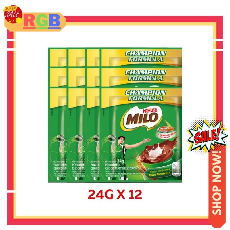 Pieces Milo Activ Go Choco Malt Powdered Milk Drink G Shopee