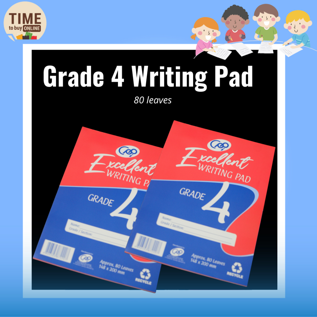 Grade Writing Pad Leaves Per Pad Shopee Philippines